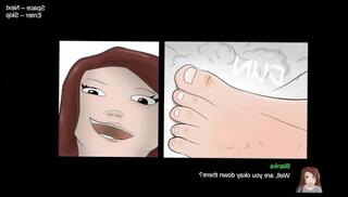 Video 1594785213: feet worship, worship toying, giantess worship, giantess cartoon