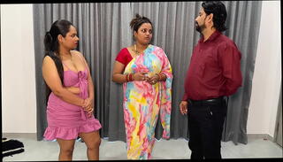 Video 1641410715: wife husband boss, husband hand, sexy clothes