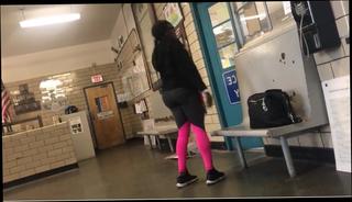Video 803256904: sexy black chick, sexy black leggings