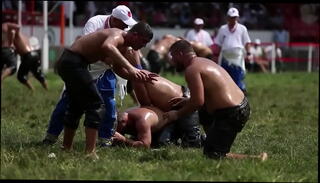 Video 1215777505: oiled gay, oil wrestling, gay sport