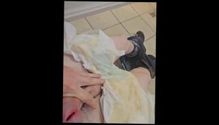 Video 1624738283: diaper pee, solo pee, solo amateur trans, solo amateur cumshot, diaper cum
