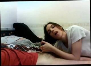 Video 223580701: cheerleader handjob, amateur cheerleader, brunette hairjob, cheerleaders love, amateur brunette webcam, straight handjob