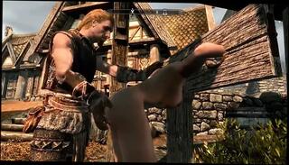 Video 196638101: bdsm bondage, skyrim slave girl, bondage spanking, bondage straight, public nudity, submitted, anime