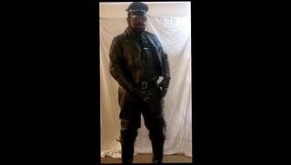 Video 1631079993: fetish solo, amateur ebony solo, black solo amateur, amateur solo male, daddy fetish, leather fetish, uniform fetish, nice dick