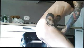 Video 1571150861: sexy guy jerking, gay guy jerks, tattoo guy jerking