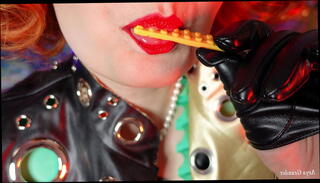 Video 1527472955: latex milf, milf swallows, milf eats, fetish