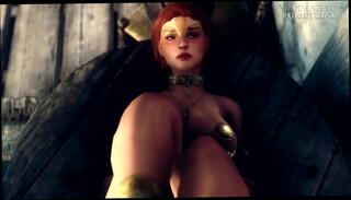 Video 1103987905: anime 3d hentai, 3d cartoon animated, anime toon, skyrim 3d, slutty girl, dancing slutty
