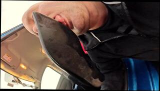 Video 1595340283: mistress humiliates slave, feet slave humiliation, mistress trample slave, fetish humiliation, humiliation amateur, boots humiliation, public humiliation, feet outside, 60fps amateur