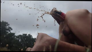 Video 1594353895: boy solo anal, outdoor solo, public solo, bottle boy