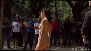 Video 781527904: carolina abril, slave banged, naked slave, public slave group, street banged, brunette european slave, cute slave, haired slave, naked sluts, naked shopping