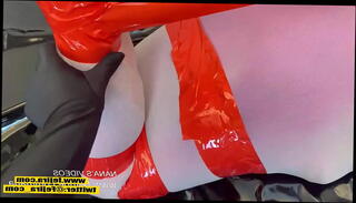 Video 1450551855: latex fetish, hogtied orgasm, latex woman, latex vibrator, leather latex, asian hogtied, japanese latex, femdom stockings