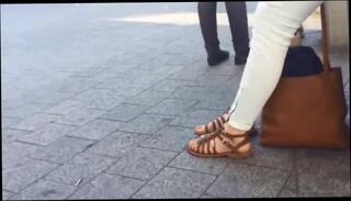 Video 707940504: teen foot fetish, blonde foot fetish, candid college girl feet