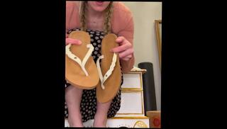 Video 1619753933: foot fetish feet, foot fetish solo, amateur foot fetish, female foot fetish, blonde foot fetish, flip flop