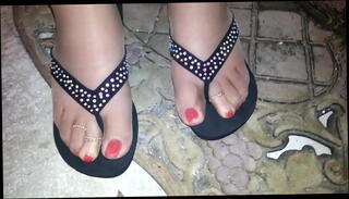 Video 1508597705: nylon feet pantyhose, nylon feet tease, pretty feet toes, pantyhose thong