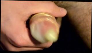 Video 43778001: condom cumshot, gay condom, loaded condom, big condom, wank cumshot, gay man cumshot, cumshot porn, big erect
