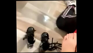 Video 1197085725: femdom foot job, bdsm foot job, foot job training, cute foot job, china femdom