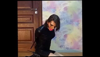Video 1595597945: sissy crossdressing boy, bdsm sissy boy, crossdresser bondage, gagging