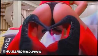 Video 1062225205: cam girl fingering ass, webcam fingering masturbating, horny girl fingering, stockings fingers ass, high heels fingering, fingering shaking, horny webcam babe, red stockings masturbates