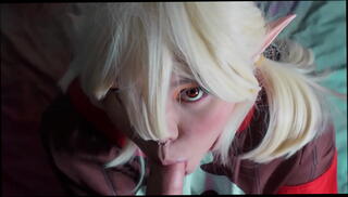 Video 1512615045: cute teen cosplay, cosplay blowjob