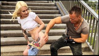 Video 1621455964: blonde cock slut, small tits blonde, outdoor small tits, public tits