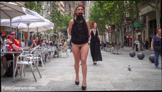 Video 378148104: julia roca, ass brunette slave, hd ass slave, big ass slave, slave disgraced, public slave, shy bitch, pretty bitch