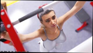 Video 1621878064: cartoon, sexy gym girl, sexy outside
